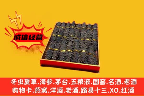 本溪市回收海参